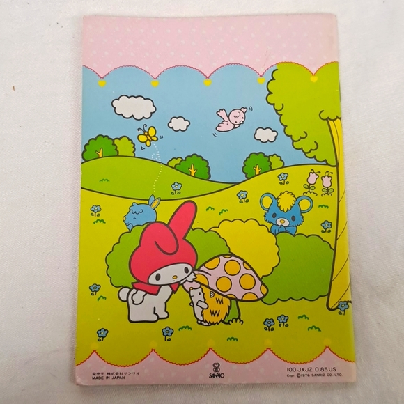 - Vintage "MY MELODY'S COLORING BOOK"   SANRIO 1976 Made in Japan - Picture 2 of 9